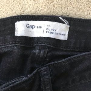 Black denim gap jeans